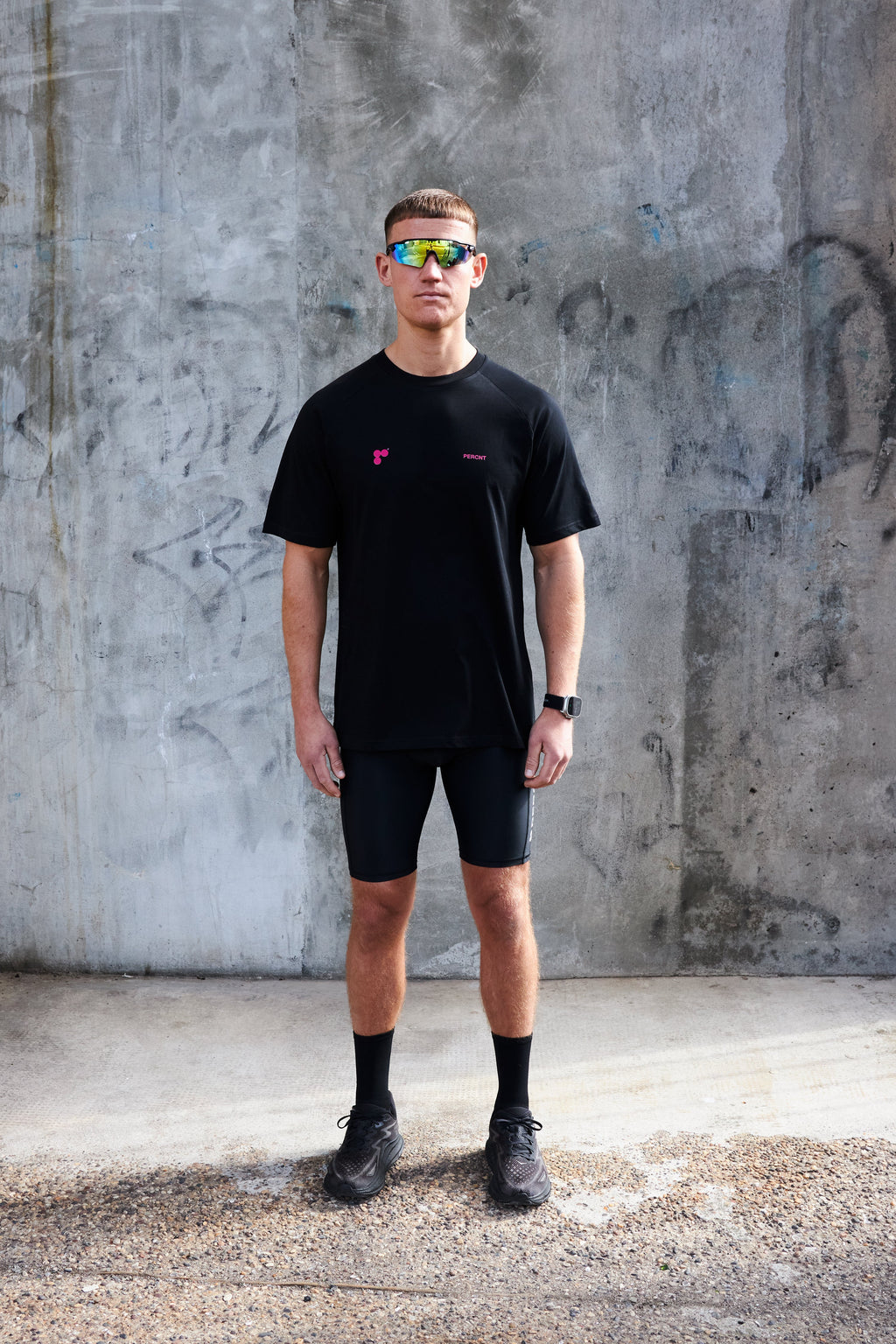 PERCNT® Team Tee - Black / Black