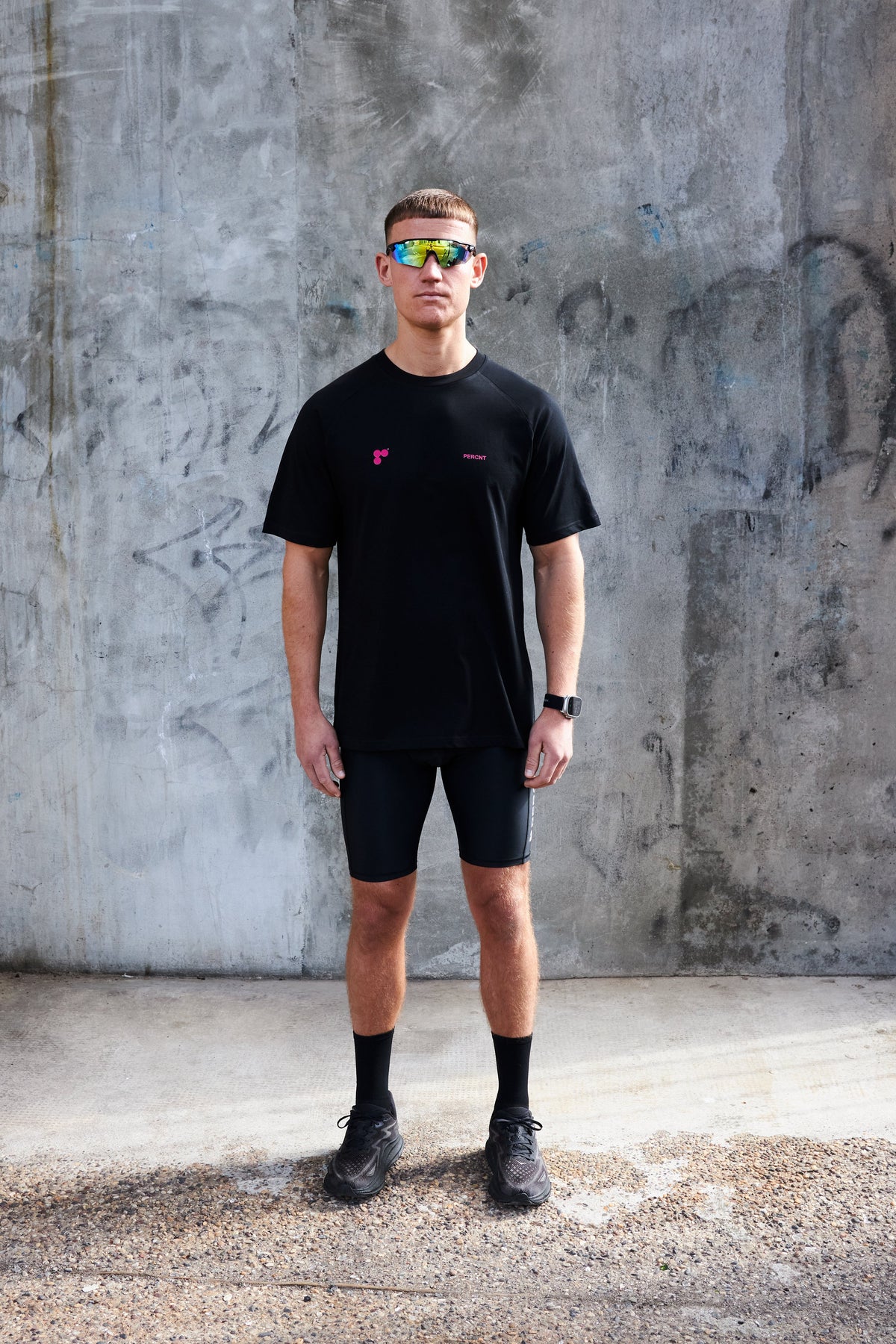 PERCNT® Team Tee - Black / Black