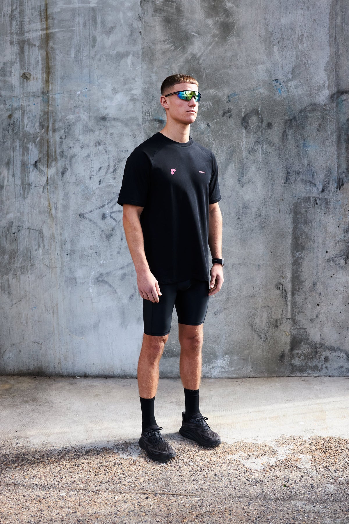 PERCNT® Team Tee - Black / Black