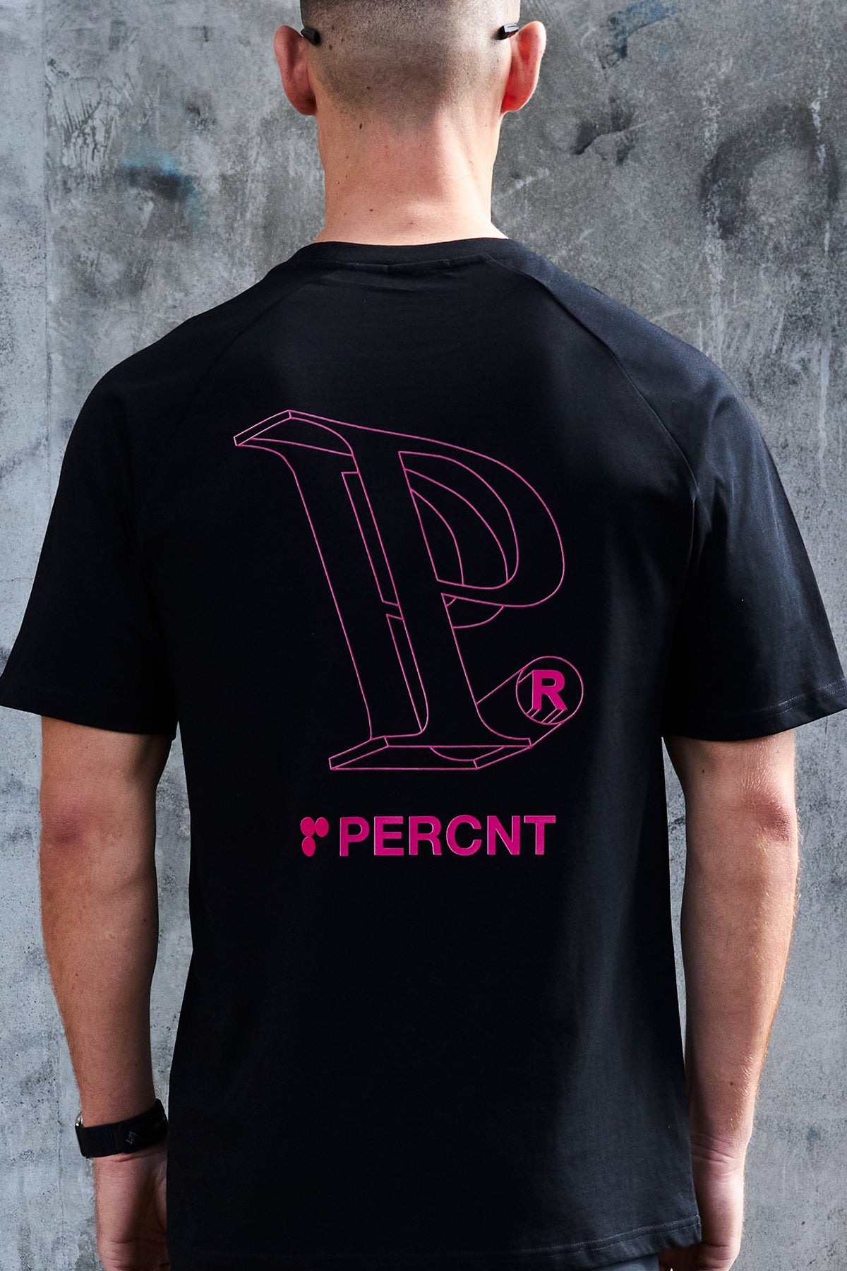 PERCNT® Team Tee - Black / Black