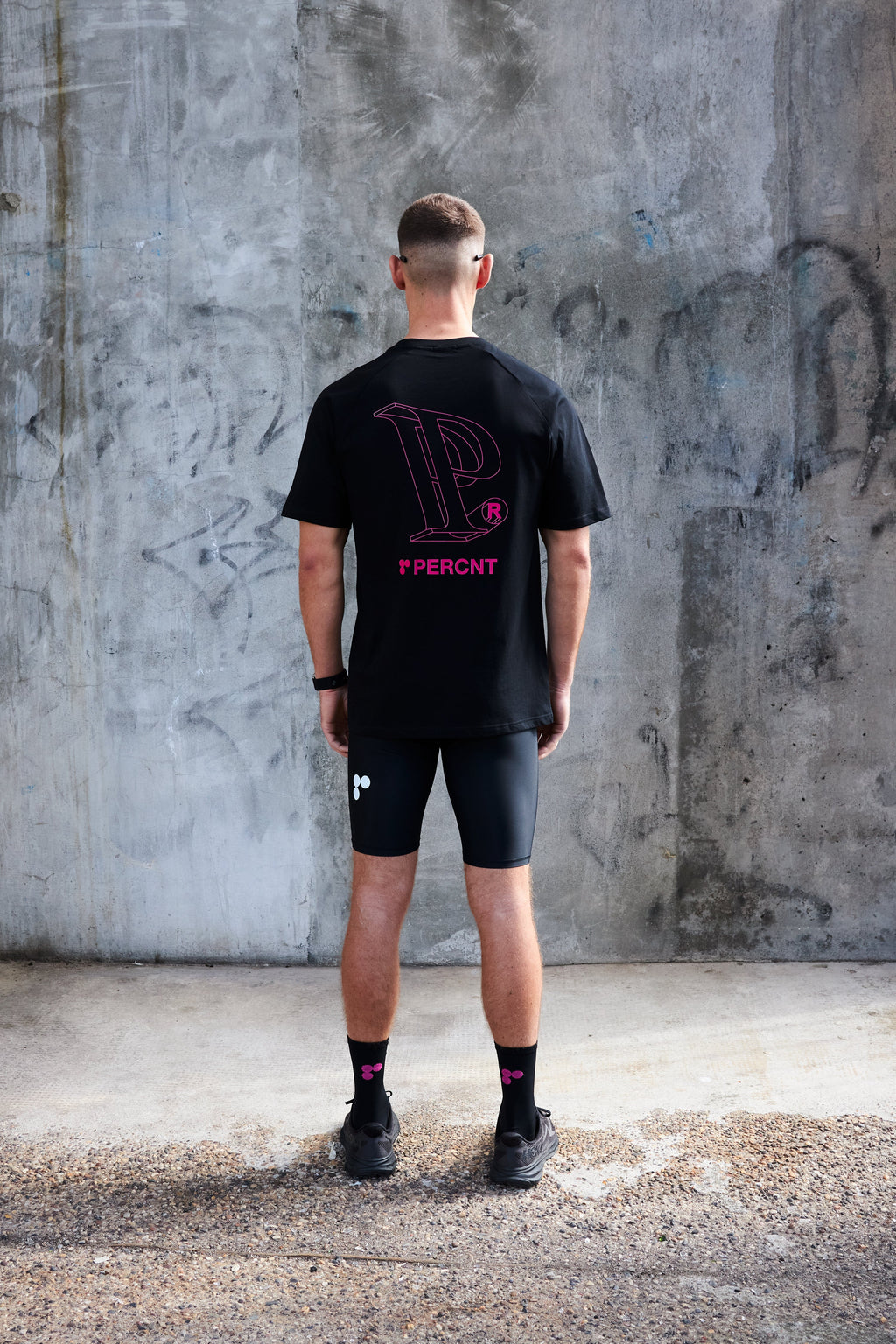 PERCNT® Team Tee - Black / Black