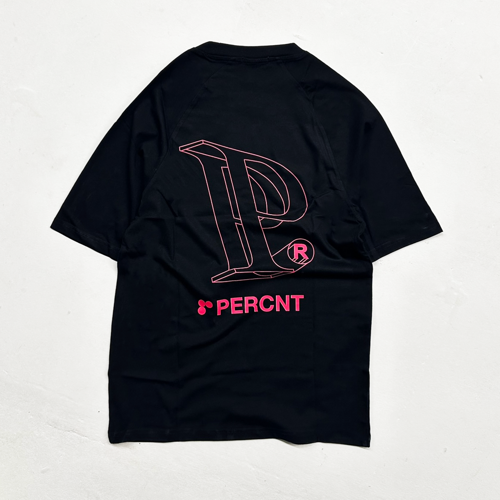 PERCNT® Team Tee - Black / Black